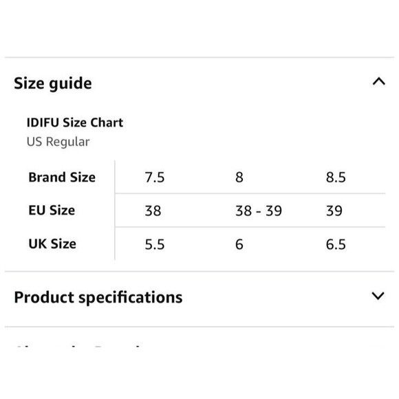 Idifu Women's Silver Glitter  Mary Jane Heels Size 8 Chunky Heel Buckle NWOB - Picture 14 of 15